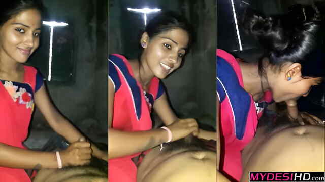 The Desi Cute Bhabhi Forbidden Devar Lust Secretive Night Time Blowjob Sex